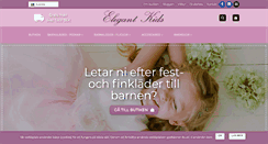 Desktop Screenshot of elegantkids.se